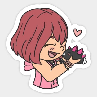 Kairi and Sea Cucumber Sticker